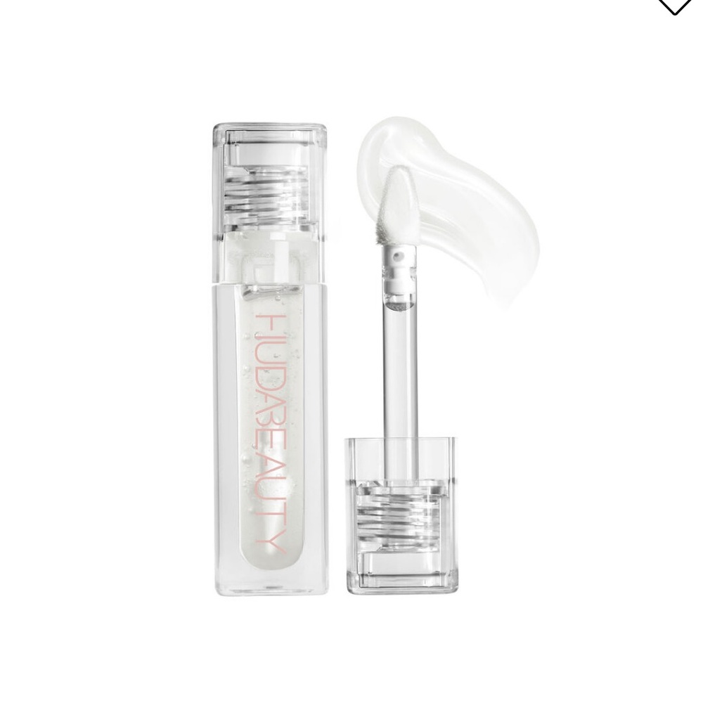 Huda Beauty FAUX FILLER Extra Shine Lip Gloss in Glassy full size